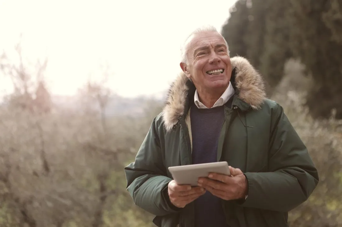 Active older man outdoors, representing applicants in their sixties and seventies